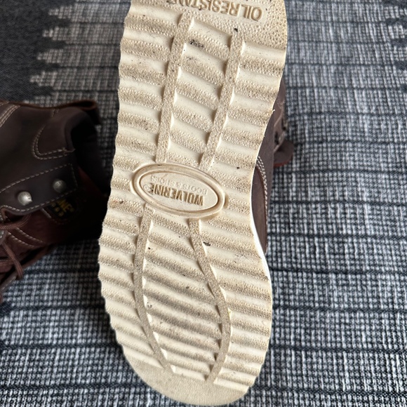 WORN ONCE! Wolverine Men's Loader 6 " Soft Toe Wedge Work Boot - Picture 5 of 11